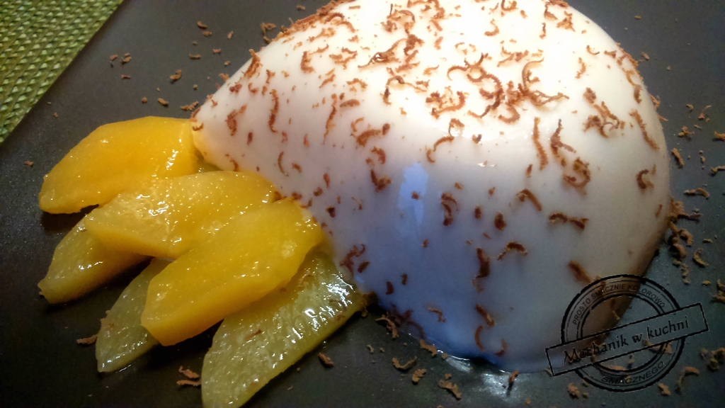 Deser Panna cotta z mango