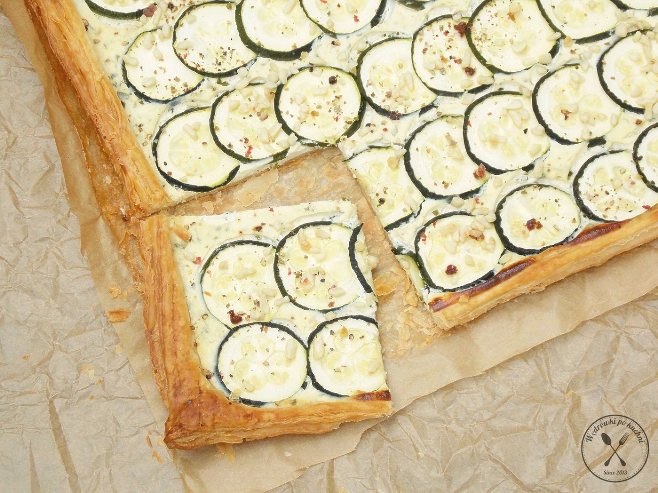 Tarta z cukinią i ricottą